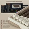 RK Royal Kludge M70 Wireless, Mocha Grey, beige/grau, LEDs RGB, hot-swap, RK Linear Cream, USB/Bluetooth, US Vorschaubild