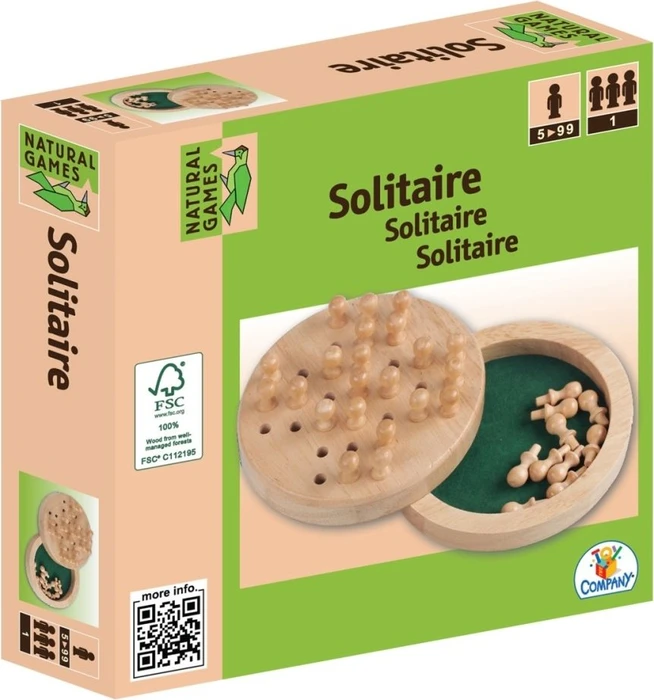 Natural Games Solitaire Holz