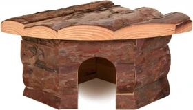Trixie Eckhaus Jesper, Rindenholzcm, 21x15x10cm, braun