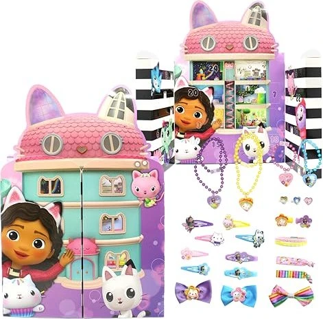 Joy Toy Gabby's Dollhouse Adventskalender mit Schmuck und Haarschmuck