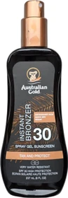 Australian Gold Sonnenschutz Spray Gel mit Bronzer LSF30, 237ml