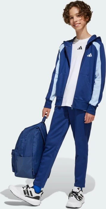 adidas Classic 3-Streifen Logo Rucksack dark blue/white