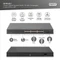 Digitus DN-953 Rackmount Gigabit Switch, 24x RJ-45, 2x SFP, 370W PoE+ Vorschaubild