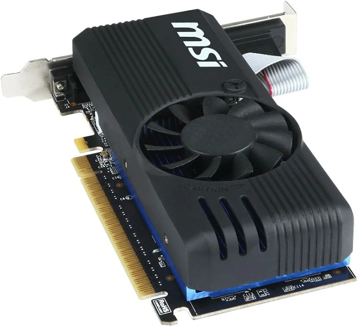 MSI GeForce GT 730, N730K-1GD5LP/OC, 1GB GDDR5, VGA, DVI, HDMI