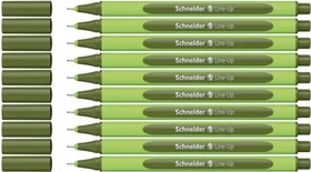 Schneider Line-Up Tintenroller (Mine) olive green, 10er-Pack