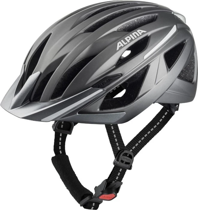 Alpina Haga Helm silber matt