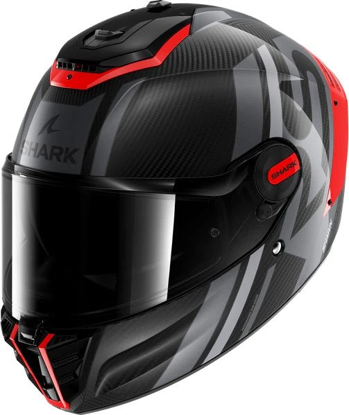 Shark Spartan RS Carbon schwarz/grau/rot