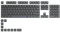 Glorious GPBT Keycaps, Kunststoff (PBT), Black Ash, grau, 114 Tasten (104+10), ANSI-US Vorschaubild