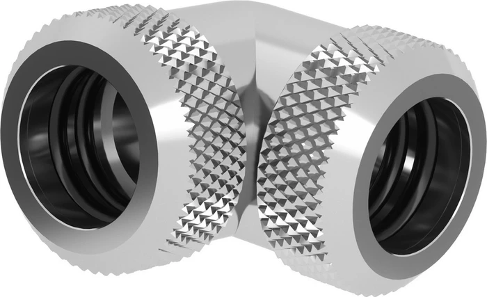 Barrow TWT90KNS-K12 90° Verbinder für 12mm Hard Tubes, silber