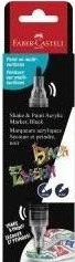 Faber-Castell Shake & Paint Acryl Marker Black Edition schwarz