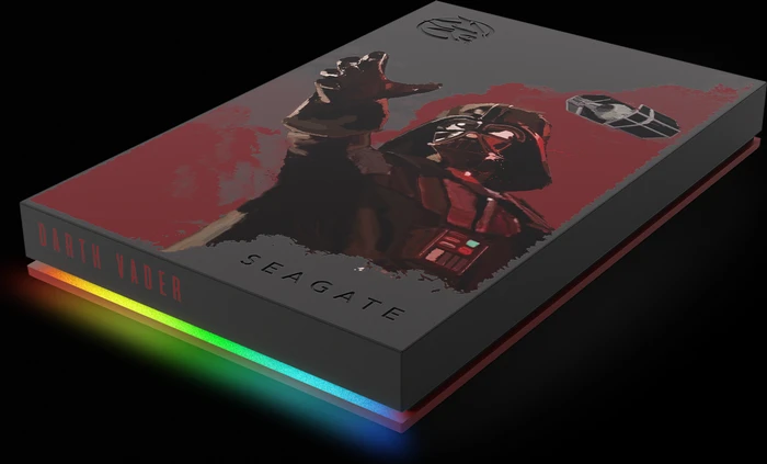 Seagate FireCuda Gaming HDD - Darth Vader Special Edition, 2TB, +Rescue, USB 3.0 Micro-B