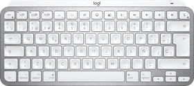Logitech MX Keys Mini for Mac, LEDs weiß, Logi Bolt, Pale Gray, weiß/grau, USB/Bluetooth, ES