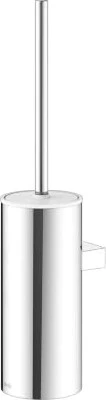 Keuco Collection Moll Toilettenbürstengarnitur mit Deckel verchromt/weiß