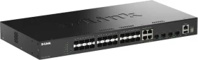 D-Link DGS-1530 Rackmount Gigabit Smart Switch, 20x SFP, 4x SFP+, 4x RJ-45/SFP (DGS-1530-28SC)