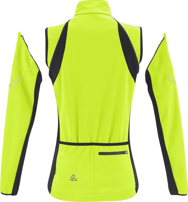 Löffler San Remo Zip-Off AB Light Fahrradjacke neon yellow (Damen)