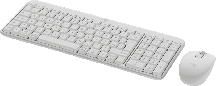 Logitech MK250 Compact Wireless Combo Off-White, Bluetooth, IT