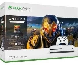 Microsoft Xbox One S - 1TB Anthem Bundle weiß