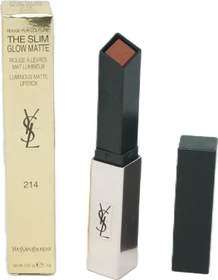 Yves Saint Laurent Rouge Pur Couture The Slim Glow Matte Lippenstift 214 Illicit Orange, 2.1g