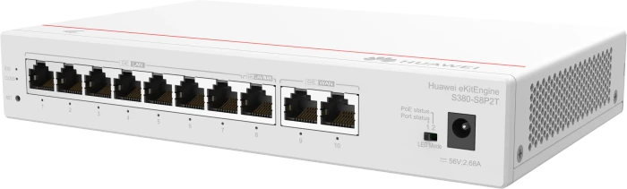 Huawei eKit SME Network eKitEngine S380 S8P2T Desktop Gigabit Router, 10x RJ-45, 124W PoE+
