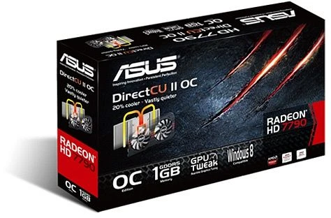 ASUS Radeon HD 7790, HD7790-DC2OC-1GD5 DirectCU II OC, 1GB GDDR5, 2x DVI, HDMI, DP