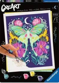 Ravensburger Malen nach Zahlen CreArt Pixie Cold: Luna-Motte