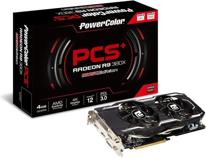 PowerColor Radeon R9 380X PCS+ Myst. Edition, 4GB GDDR5, 2x DVI, HDMI, DP