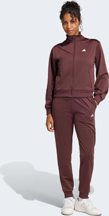 adidas Essentials Feel Cozy Trainingsanzug aurora ruby/brown (Damen)