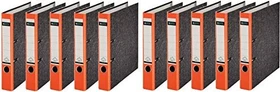 Leitz Qualitäts Ordner 2-Ring 180° CO2 neutral, 50mm, A4, orange, 10er-Pack