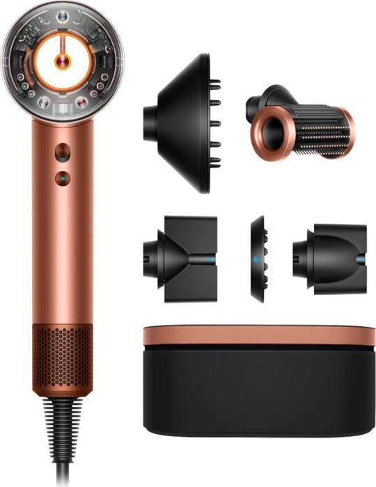 Dyson Supersonic HD16 Nural Straight + Wavy amber silk