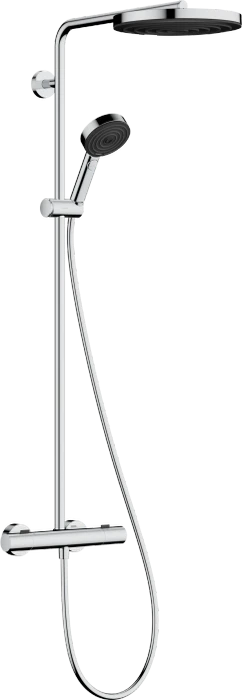 Hansgrohe Pulsify S Puro Showerpipe 260 1jet mit Ecostat Fine und Handbrause 3jet chrom