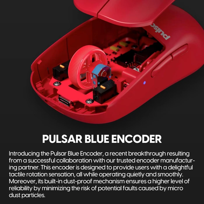 Pulsar Gaming Gears X2V2 Wireless Red Edition, USB