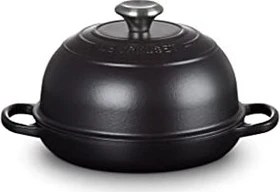 Le Creuset Brot Bräter aus Gusseisen 24cm 1.6l schwarz matt