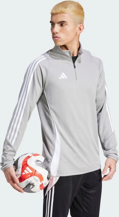 adidas Tiro 24 Funktionsshirt langarm team mid grey/white (Herren)