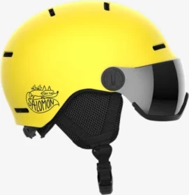 Salomon Orka Visor Helm vibrant yellow (Junior)