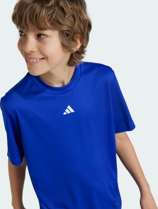 adidas Train Essentials Logo Regular Fit Funktionsshirt kurzarm lucid blue/white (Junior)