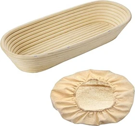 Westmark Gärkörbchen mit Bezug oval 39.5x15.4cm