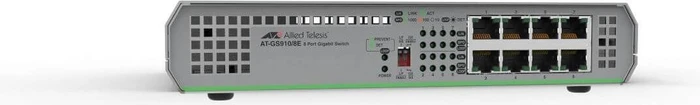 Allied Telesis CentreCOM GS910 Desktop Gigabit Switch, 8x RJ-45