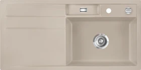 systemceram Bela 100 F Einbau Becken rechts mit Ablauffernbedienung fango