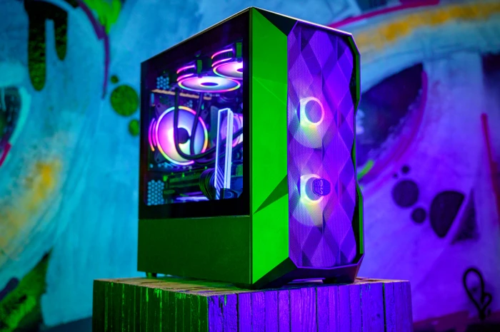 Cooler Master MasterBox TD300 Mesh, schwarz, Glasfenster