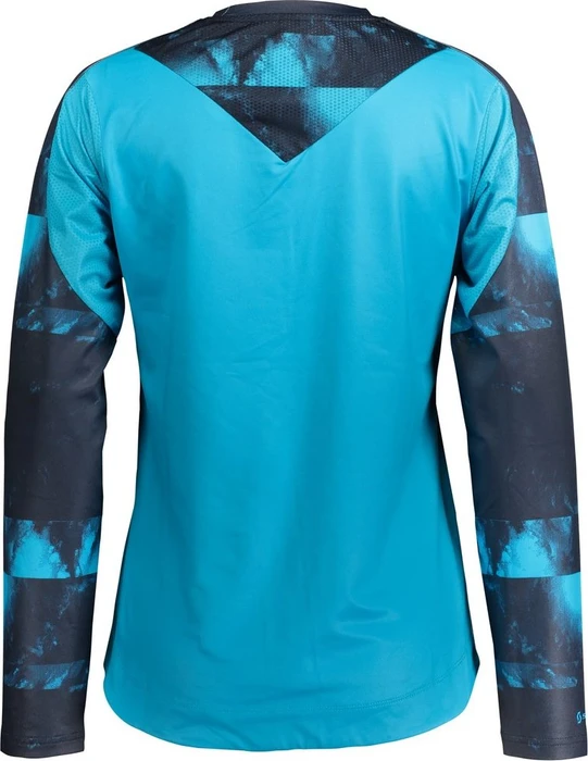 Scott Trail Storm Trikot langarm breeze blue/dark blue (Damen)