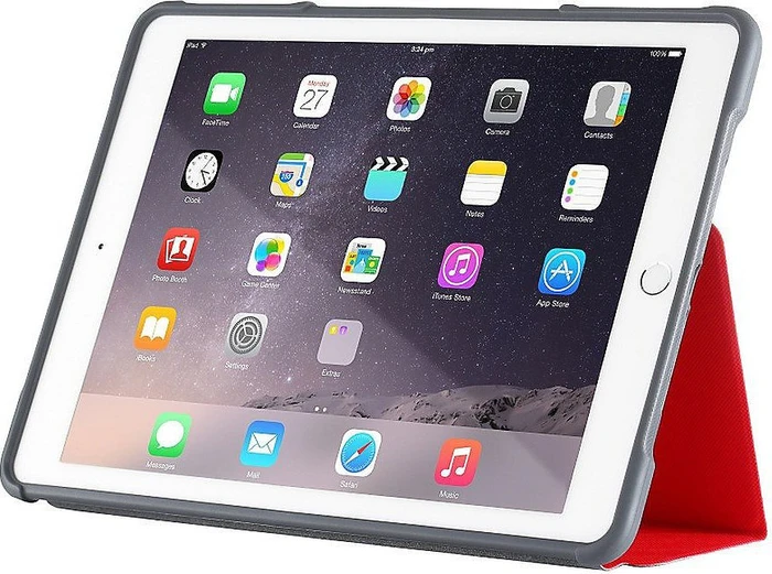 STM Dux rot/transparent, iPad Air 2