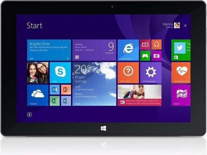 TrekStor SurfTab wintron 10.1 Pro Volks-Tablet, schwarz, 64GB, UMTS