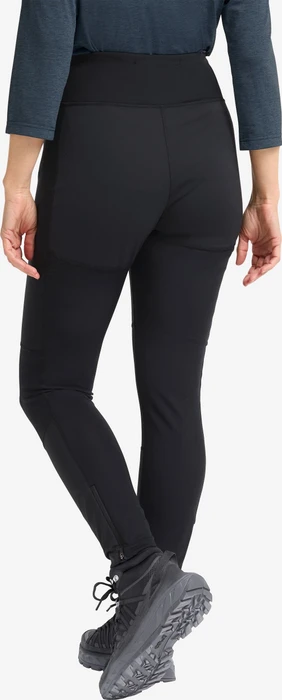 Jack Wolfskin Hike With Me Tights Hose lang schwarz (Damen)