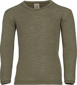 Engel Kinder-Shirt Funktionsshirt langarm olive (Junior)