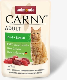 animonda Carny Adult Rind und Strauß, 85g
