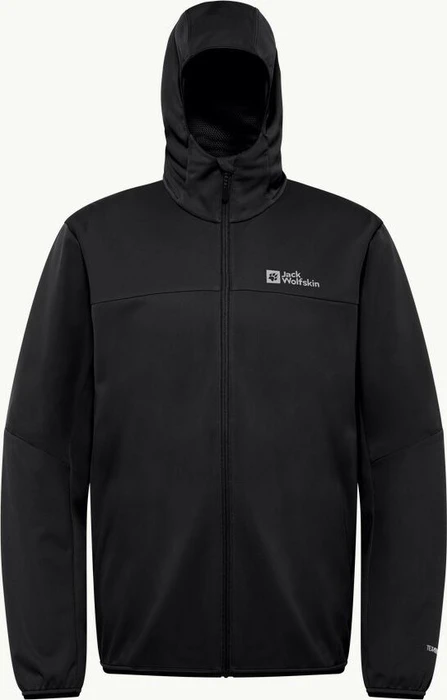 Jack Wolfskin Feldberg Hoody Funktionsjacke schwarz (Herren)