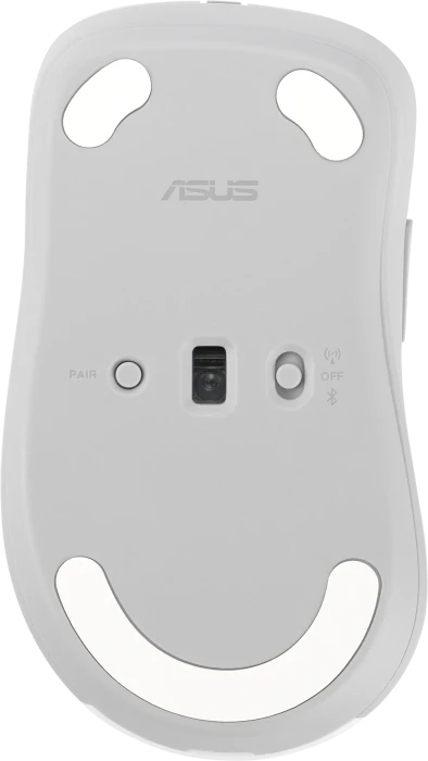 ASUS MD102 Wireless Mouse weiß, USB/Bluetooth