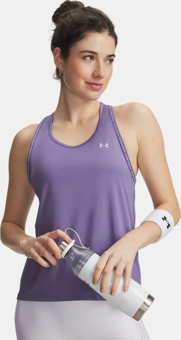 Under Armour Mesh Tank Top Funktionsshirt ärmellos purple luxe/purple crest (Damen)
