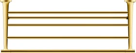 Duravit Starck T Handtuchablage gold poliert