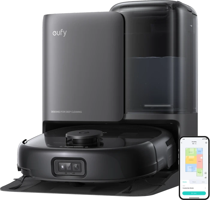 eufy E25 Omni Saug-/Wischroboter schwarz inkl. Absaug-/Reinigungsstation